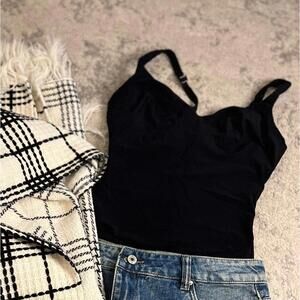 Black Wacoal Underwire Cup-Size Bodysuit, 34D